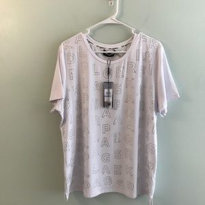 NWT Karl Lagerfeld white top